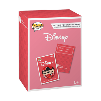 Imagem do Disney Mickey and Friends Pop! Button Valentines Cards 10-Pack 0 0.00