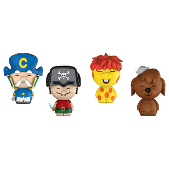 Imagem do Dorbz Cap'n Crunch, Jean Lafoote, Crunchberry Beast, Seadog 4-pack 0 0.00