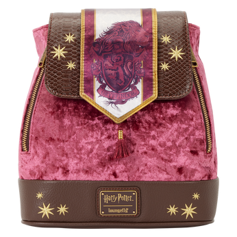 Imagem do Exclusive Harry Potter Gryffindor Banner Velvet Mini Backpack 0 0.00