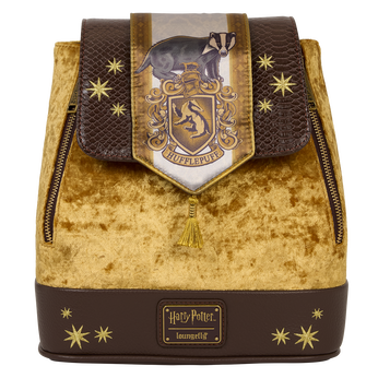 Imagem do Exclusive Harry Potter Hufflepuff Banner Velvet Mini Backpack 0 0.00