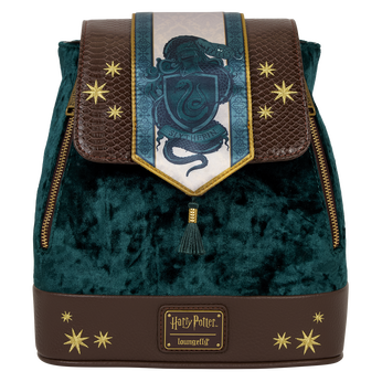 Imagem do Exclusive Harry Potter Slytherin Banner Velvet Mini Backpack 0 0.00