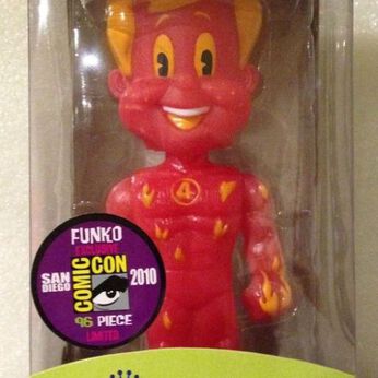 Imagem do Freddy FunKo Human Torch Wacky Wobbler - Comic Con 0 0.00