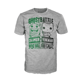 Imagem do Ghost Battle Slimer vs Venkman Tee 0 0.00