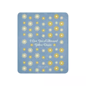 Imagem do Gilmore Girls I Love You A Thousand Yellow Daisies Sherpa Blanket 0 0.00