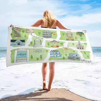 Imagem do Gilmore Girls Stars Hollow Map Towel 0 0.00