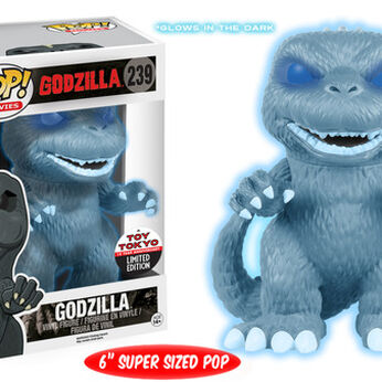 Imagem do Godzilla - Godzilla 6" Ghost GLOW NYCC 239 0.00