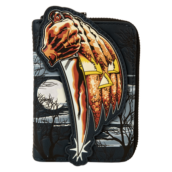 Imagem do Halloween Michael Myers Jack-O'-Lantern Glow Zip Around Wallet 0 4