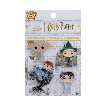 Imagem do Harry Potter 4-Pack Pin Set 0 0.00