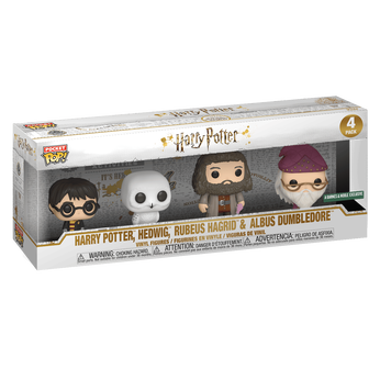 Imagem do Harry Potter, Hedwig, Rubeus Hagrid & Albus Dumbledore - 4 Pack 0 0.00