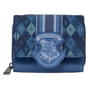Harry Potter Hogwarts Denim Tri-fold Wallet 0 0.00