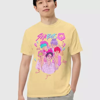 Imagem do KPop Demon Hunters Saja Boys Lineup Tee 0 0.00