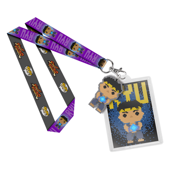 Imagem do Lanyard: GSB Black Friday - Street Fighter - Ryu Blue 8-Bit 0 0.00