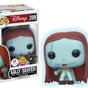 Imagem do NBC - seated Sally (glow) w/ flocked cat 209 0.00
