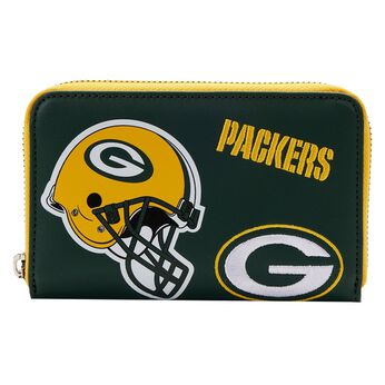 NFL Green Bay Packers Patches Zip Around Wallet 0 0.00