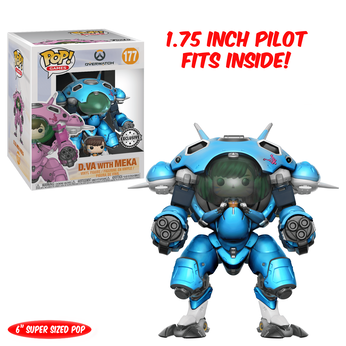 Imagem do Overwatch S3 - 2PK- 6" D.Va & Mech (Blueberry) 177 0.00