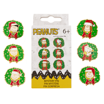 Imagem do Peanuts Snoopy & Gang Holiday Wreath Mystery Box Pin 0 4