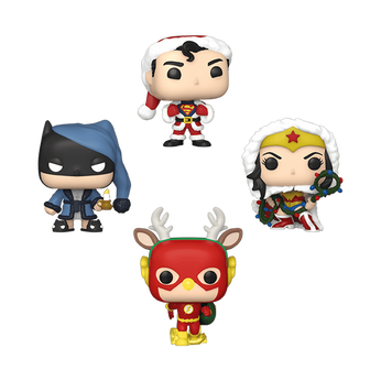 Imagem do Pocket Pop! DC Comic Superheroes Holiday 4-Pack 0 0.00