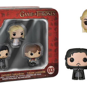 Imagem do Pocket Pop! GOT 3 Pack Tin- Jon, Tyrion & Daenerys 3 0.00
