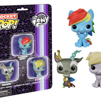 Imagem do Pocket Pop! MLP 3 Pack card-Dash, Discord, Derpy 0 0.00