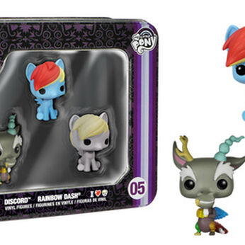Imagem do Pocket Pop! MLP 3 Pack Tin - Dash, Discord & Derpy 5 0.00