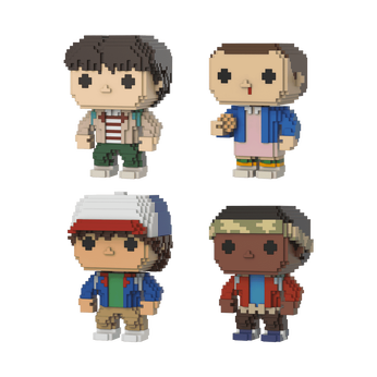 Imagem do Pop! 8-Bit Eleven with Eggos, Mike, Dustin & Lucas 4-Pack 0 0.00