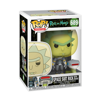 Imagem do POP Animation: Rick & Morty - Space Suit Rick w/Snake 689 0.00