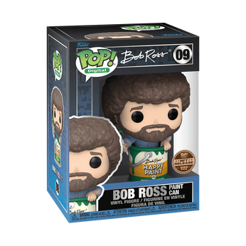 Imagem do Pop! Bob Ross and Paint Can (Digital Pop! Release) 20 0.00
