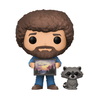 Imagem do Pop! Bob Ross and Raccoon w/ Chase 559 0.00