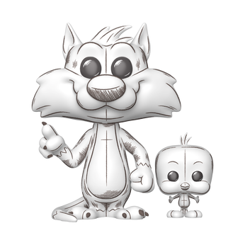 Imagem do Pop! & Buddy Sylvester & Tweety (Sketched Deco) 2013 4
