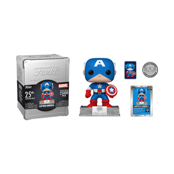 Imagem do Pop! Classics Captain America Funko 25th Anniversary 0 0.00