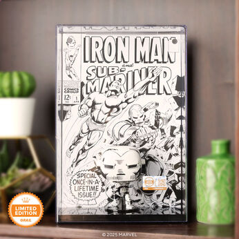 Imagem do Pop! Comic Covers Iron Man #1 (Black & White) 76 0.00
