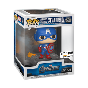 Imagem do POP Deluxe: Avengers - Captain America (Assemble) 589 0.00