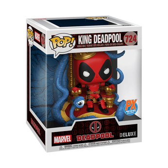 Imagem do POP Deluxe: King Deadpool on Throne(MT) 724 0.00