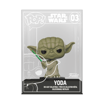 Imagem do Pop! Die-Cast Yoda with Lightsaber 3 4