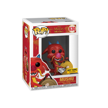 Imagem do POP Disney: Mulan - Mushu w/Gong (DGLT) 630 0.00