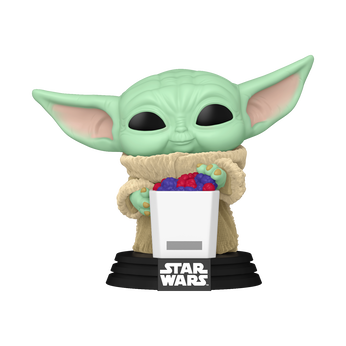 Pop! Grogu with Snack (Flocked) 825 4