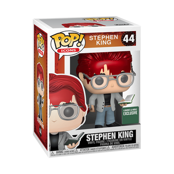 Imagem do POP Icons: Stephen King w/Axe and Book (BN) 44 0.00