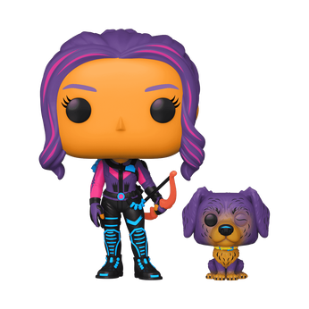 Imagem do Pop! Kate Bishop with Lucky the Pizza Dog (Black Light) 0 0.00
