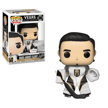 Imagem do POP NHL: Golden Knights - Marc-Andre Fleury (White Jersey) 36 0.00