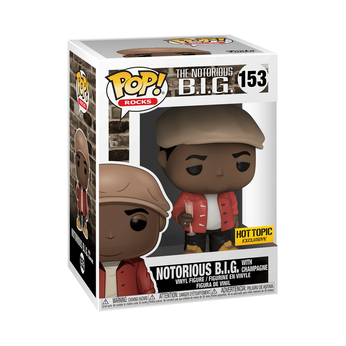 Imagem do POP Rocks: Biggie - Notorious B.I.G. Pop! Vinyl Biggie (Brown Hat) 153 0.00