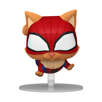 Pop! Spider-Cat (Flocked) with Pop! Protector 1509 0.00