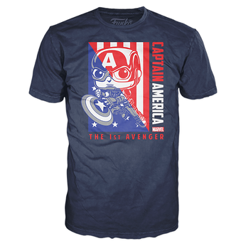 Imagem do POP Tees: Marvel - Cap Flag Box FH12920 0 0.00