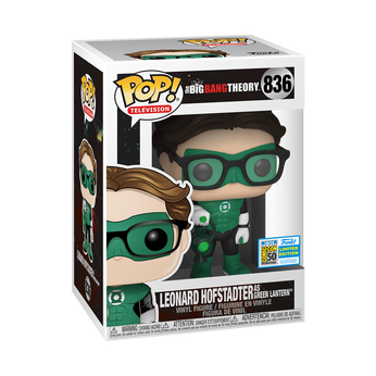Imagem do POP TV: Big Bang Theory - Leonard as Green Lantern (Justice League Halloween) 836 0.00