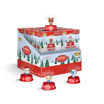 Imagem do Rudolph the Red-Nosed Reindeer Mini Glitter Globes 0 0.00