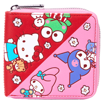 Imagem do Sanrio Hello Kitty & Friends Color Block Zip Around Wallet 0 0.00