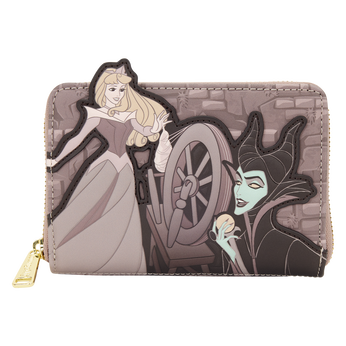 Imagem do Sleeping Beauty & Maleficent Spinning Wheel Zip Around Wallet 0 0.00