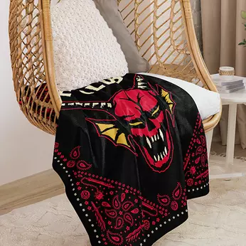 Imagem do Stranger Things Hellfire Club Sherpa Blanket 0 0.00