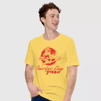 Imagem do Stranger Things Surfer Boy Pizza Tee 0 0.00