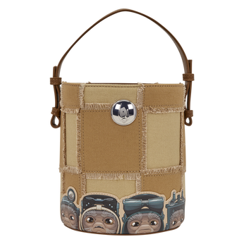 Imagem do The Mandalorian Grogu & Anzellan Drawstring Bucket Crossbody Bag with Coin Bag 0 0.00