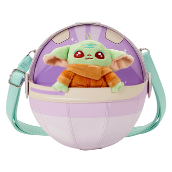 Imagem do The Mandalorian Grogu Figural Pod Plush Crossbody Bag 0 0.00